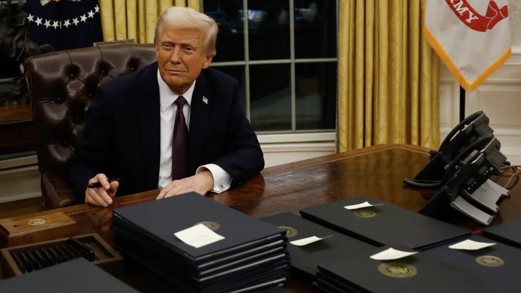 Trump signs executive order on birthright US citizenship clause directly impacting 14th Amendment to the US Constitution